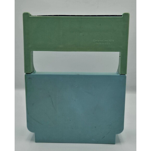 Vintage 1978 Barbie Dream Hutch Cabinet Blue Kitchen Table Blue USA Collectible - Picture 9 of 14